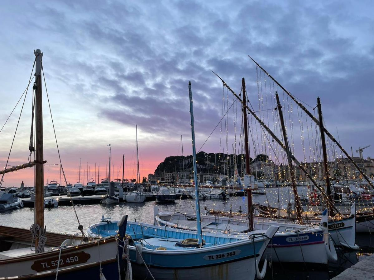 Tres Bel Appartement Vue Mer Six-Fours-les-Plages Exterior foto